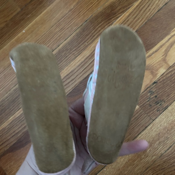 Robeez Pink and White Unicorn Kids Shoes (Evie Soft Soles White) - Picture 2 of 4